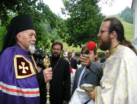 Privítanie vladyku Jána pred posviackou krypty,2005