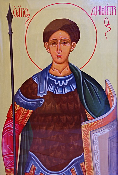 Ikona sv. vlmč. Dimitrija Solúnskeho