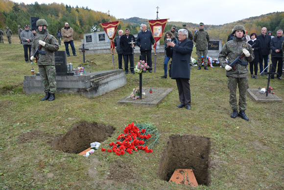 Pochovanie pozostatkov vojakov z I. svetovej vojny